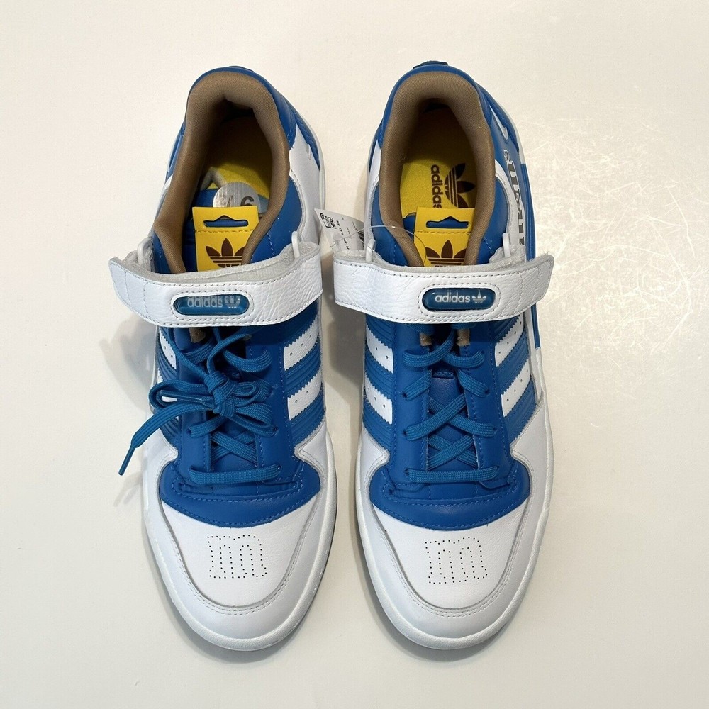Adidas M&M's Brand Forum Low 84 Shoes Mens Size 9.5 Blue White EQT Yellow GZ1936 - Picture 2 of 11